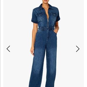 WeWoreWhat denim jumper Flight Suit BRAND NEW!